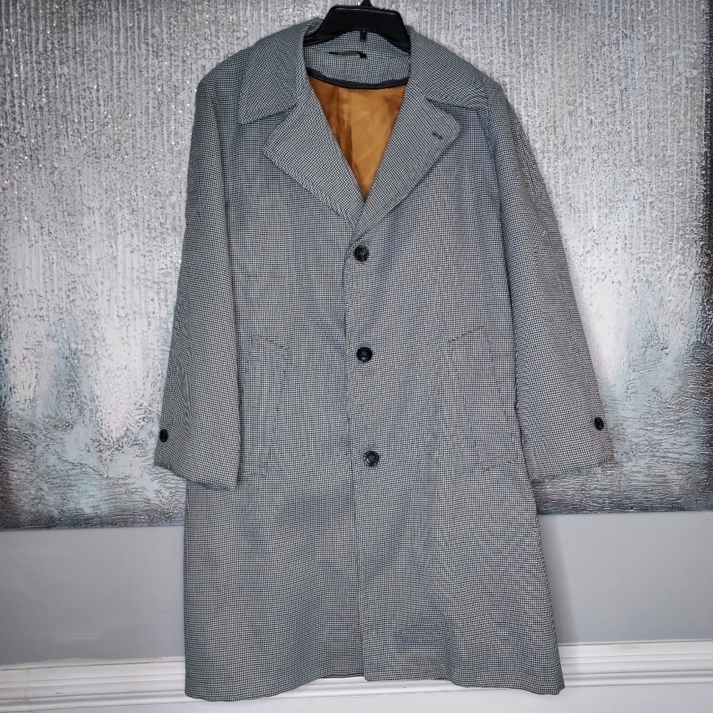 Vintage Great Dane Cosmopolitan Gingham All Year Around Coat